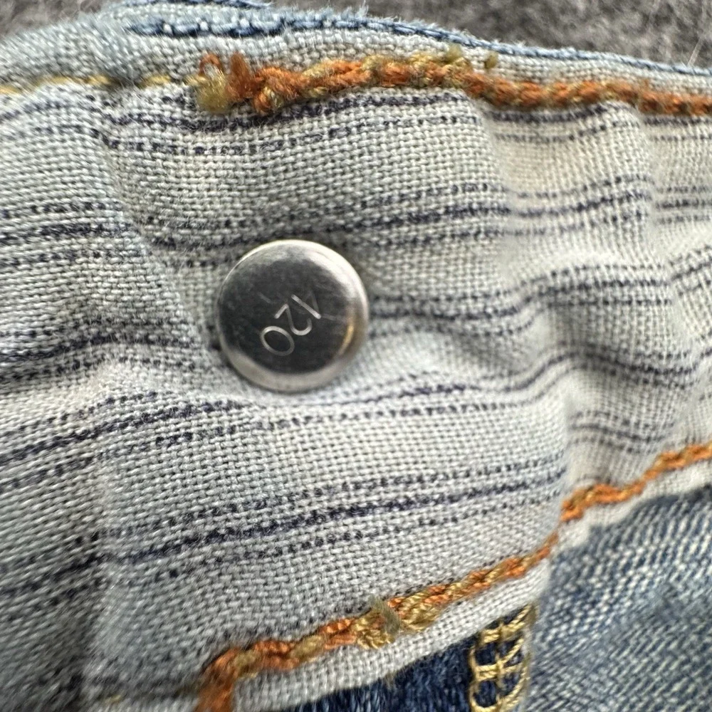 Levi's 569 Denim Jean Shorts Mens 36x11 Blue Loose Straight Baggy Loose Vtg Jort